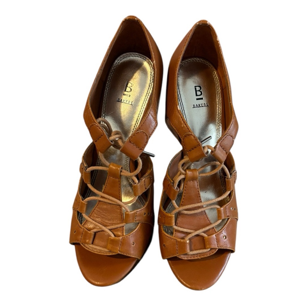 Bakers Brown Platform Heels